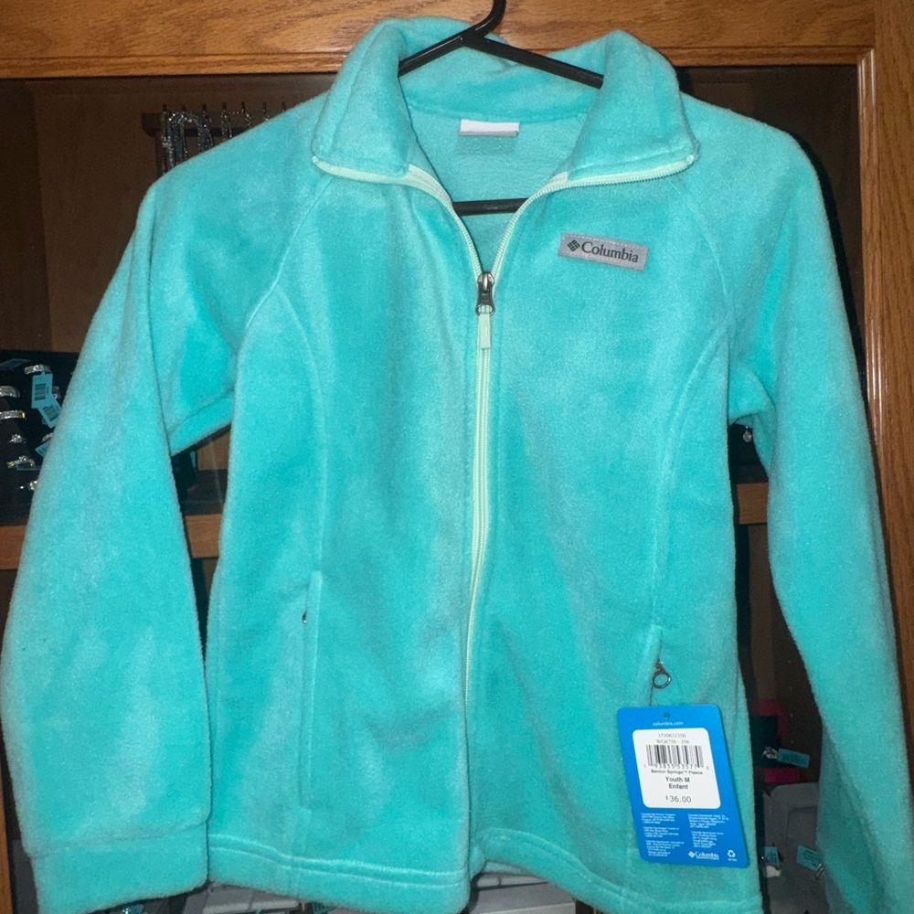 Columbia Kids Turquoise Fleece Jacket
